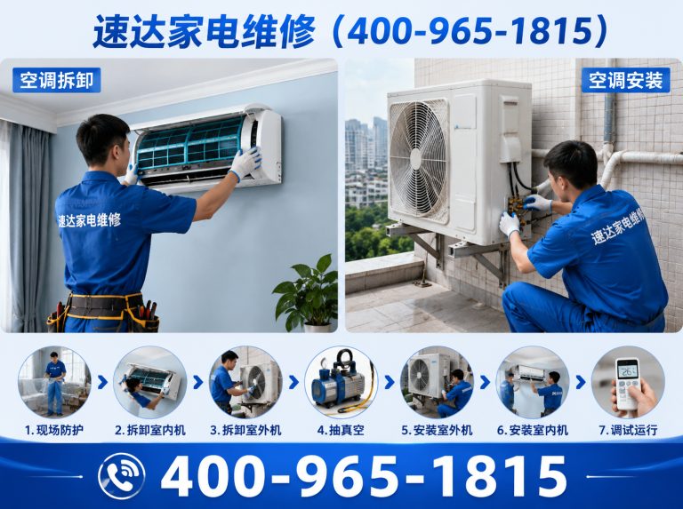 西宁空调拆装展示图